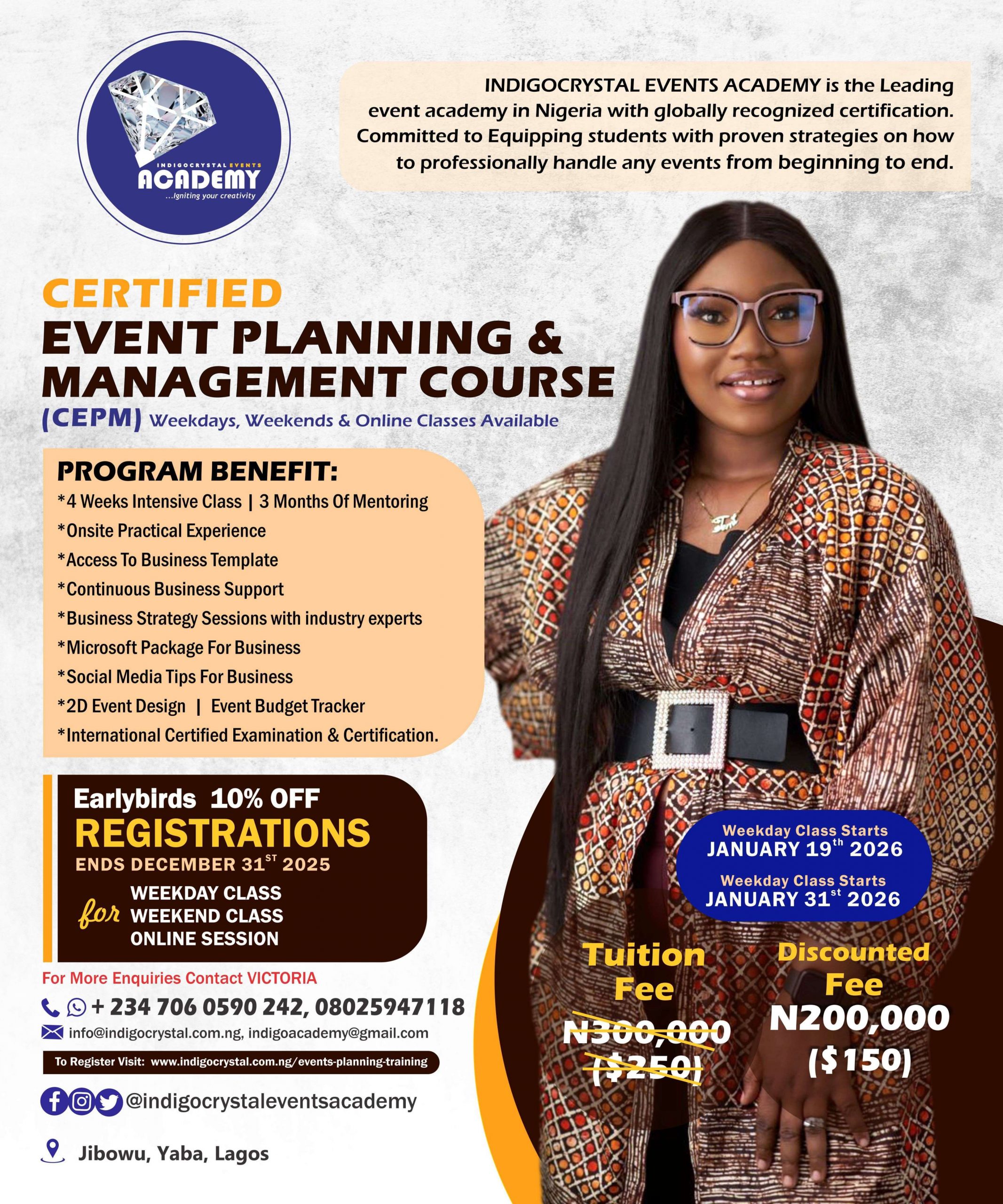 Event Planning and Management training in Lagos.
