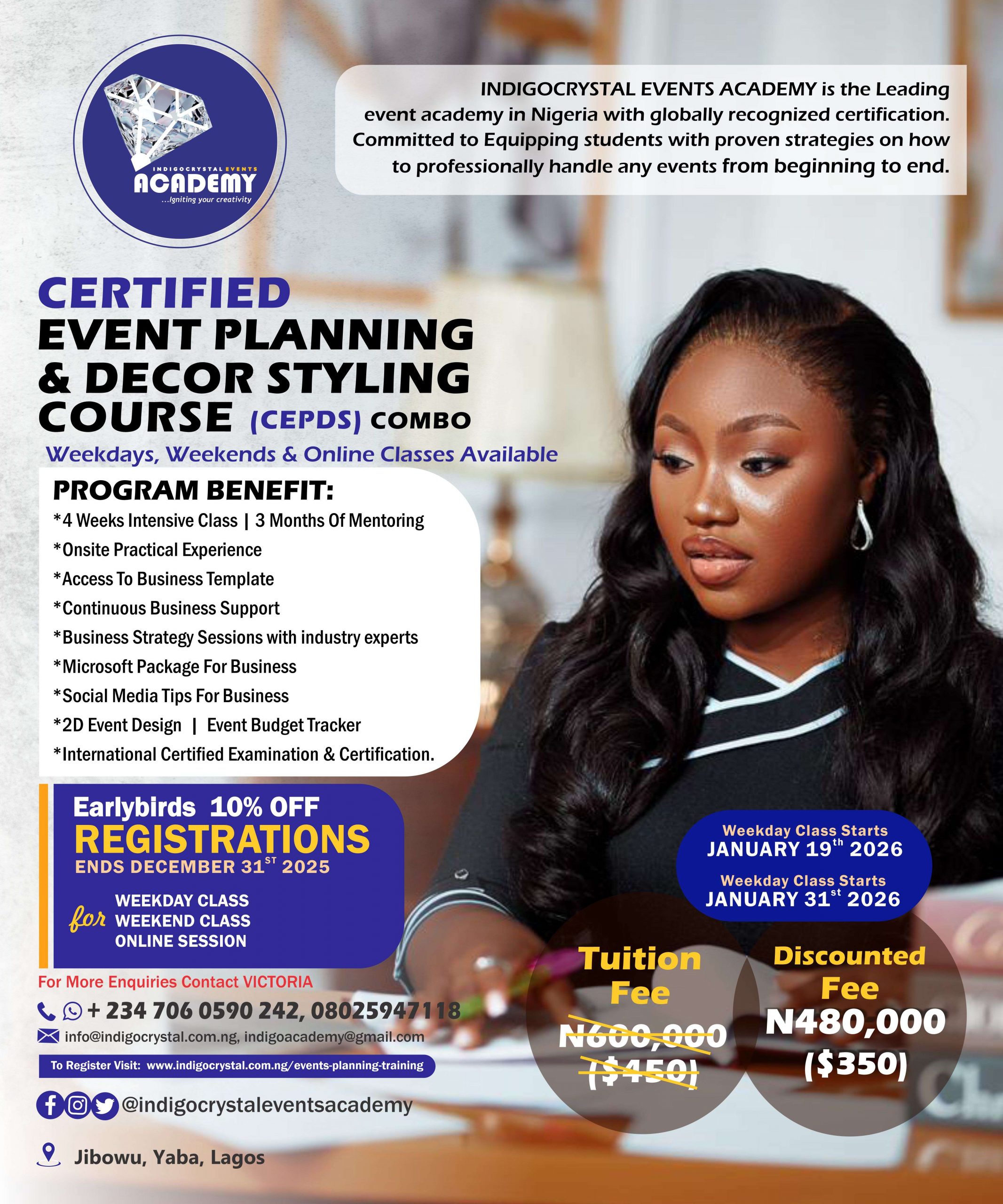 Event Planning and Management training in Lagos.